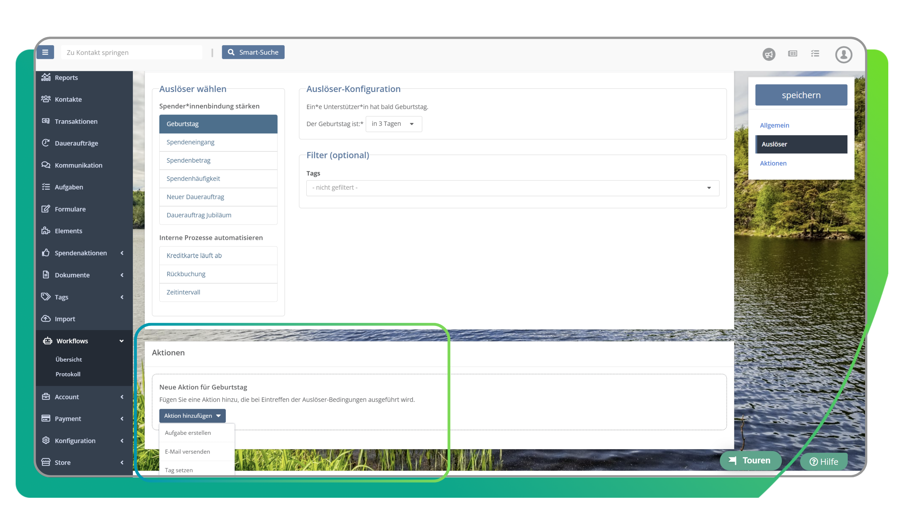 Aufgabe Workflow