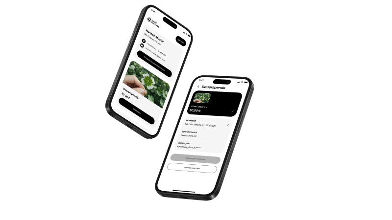 So schaut unser neues Self-Service Portal in der mobilen Version aus