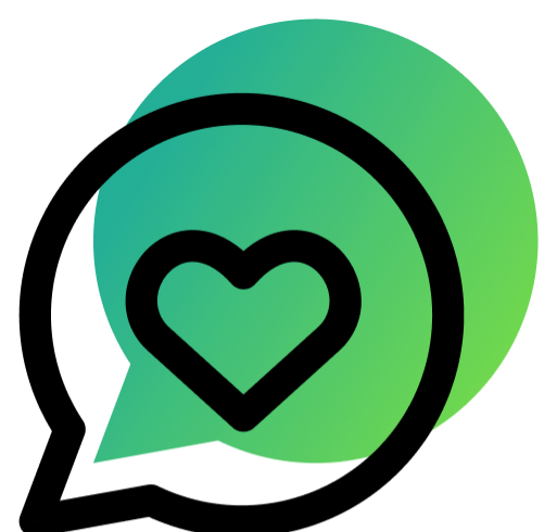 Icon Gesprächsblase mit Herz